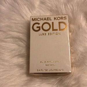 Michael Kors Gold Luxe Edition 3.4 oz bottle.